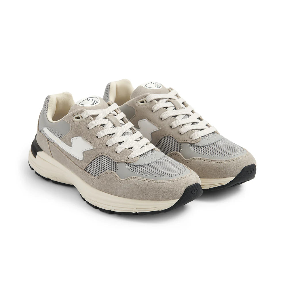 AMIEL S-STRIKE SUEDE MIX - LIGHT GREY