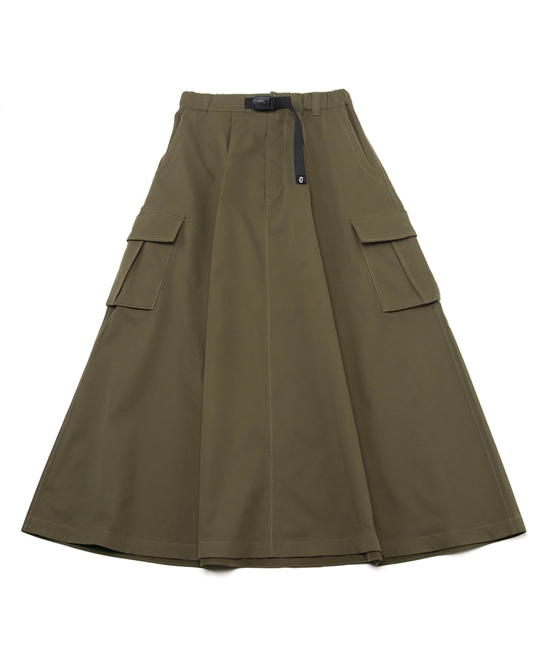 Peach Skin Cargo Skirt