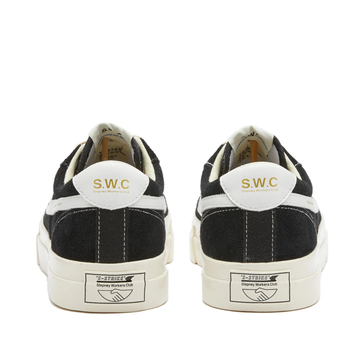 DELLOW S-STRIKE SUEDE W - BLACK/WHITE